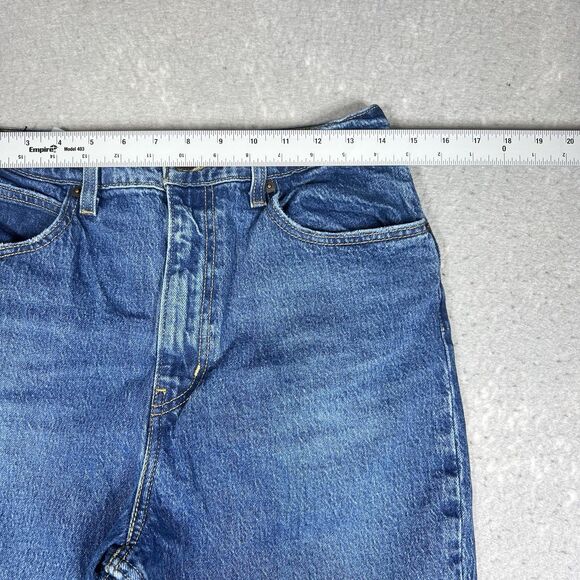 Levi's Premium Jeans 70's High Rise Flare Leg Women’s 29 x 32 Medium Blue Wash - Picture 4 of 15